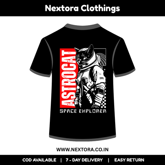 ASTROCAT (FRONT & BACK SIDE) by NEXTORA CLOTHINGS