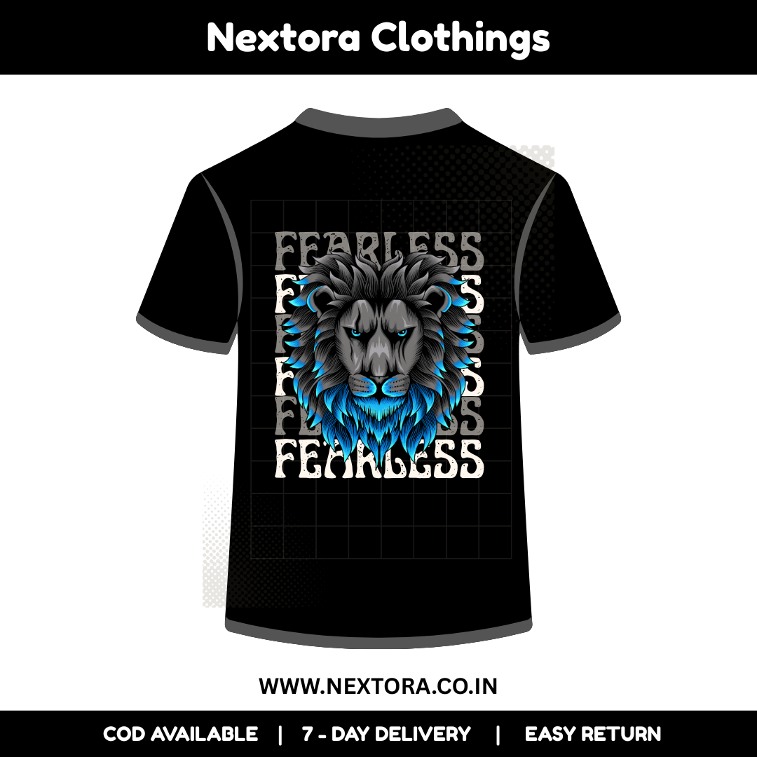 FEARLESS (FRONT & BACK) by NEXTORA CLOTHINGS