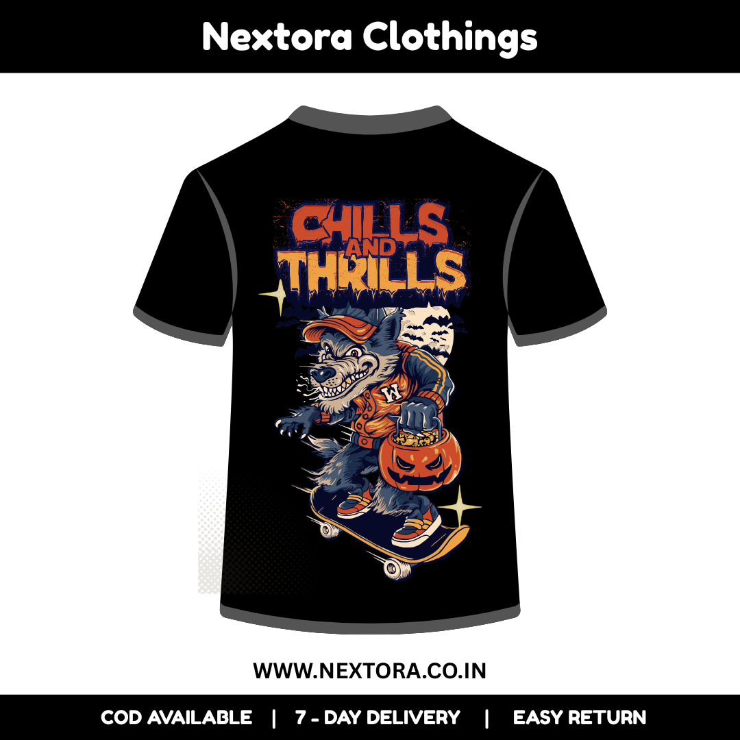 CILLS AND THRILLS (FRONT & BACK) by NEXTORA CLOTHINGS