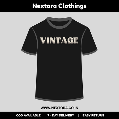 VINTAGE (FRONT & BACK) by NEXTORA CLOTHINGS